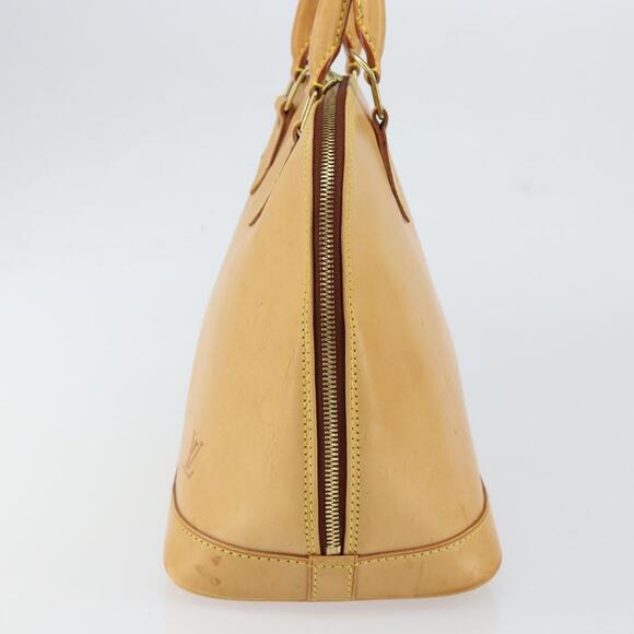 LOUIS VUITTON Nomad leather Alma Hand Bag Beige M85000 LV  LOUIS VUITTON Nomad leather Alma Hand Bag Beige M85000 LV Auth 154295